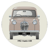 Austin A30 4 door saloon 1952 version Coaster 4